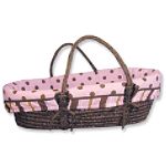 Click here to buy Trend Lab Baby May Moses Basket Set by Trend Lab.