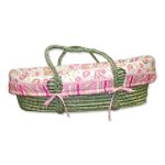 Trend Lab Baby Paisley Moses Basket Set