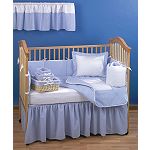 Click here to buy Trend Lab Baby Pique & Seersucker 4 Piece Crib Set by Trend Lab.