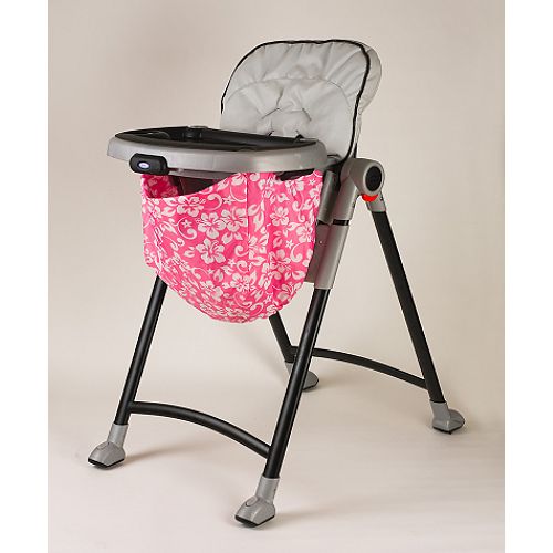 Wupzey! High chair Food Catcher Pink Hawaiian