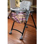 High chair Food Catcher Pink Stripe