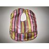 Bib Lrg Pink Stripe