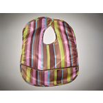 Wupzey! Bib Lrg Pink Stripe