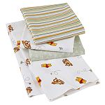 Winnie the Pooh Receiving Blankets - 4 Pack