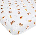 Winnie the Pooh Fitted Crib Sheet by 