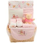 Winnie the Pooh Girl 9 pc Gift Basket Set