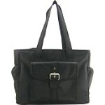 Global Design Concepts Black Microfiber Tote Diaper Bag