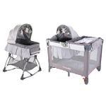 Combi TRAVEL SOLUTIONS PLAYYARD, SAGE by Combi