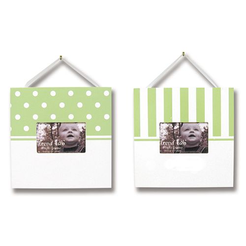Trend Lab Baby Sage & White Dot and Striped 2... by 