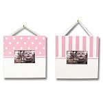 Trend Lab Baby Pink & White Dot and Striped 2... by Trend Lab
