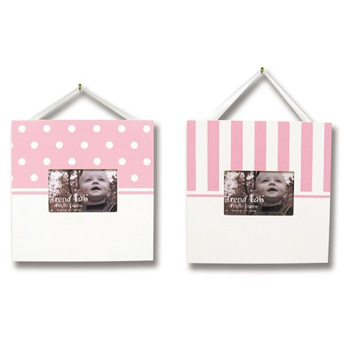Trend Lab Baby Pink & White Dot and Striped 2... by 