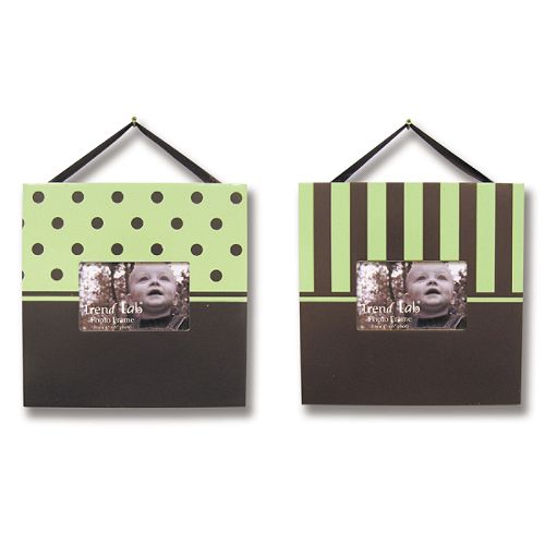 Trend Lab Baby Sage & Brown Dot and Striped 2... by 