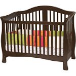 Amber 4-in-1 Convertible Crib in Chocolate