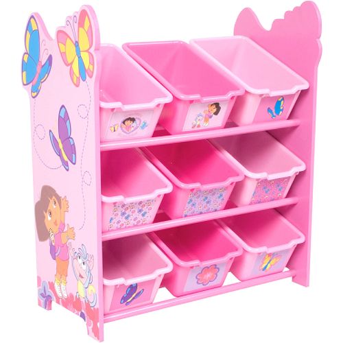 Nickelodeon Dora the Explorer 9 Bin Toy Organizer
