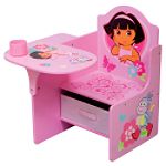 Nickelodeon 's Dora Chair Desk with Pull out under the Seat Storage Bi