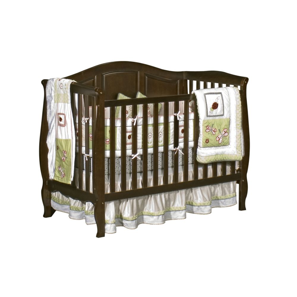 Dorel Vintage Estate 3-in-1 Sleigh Crib - Espresso