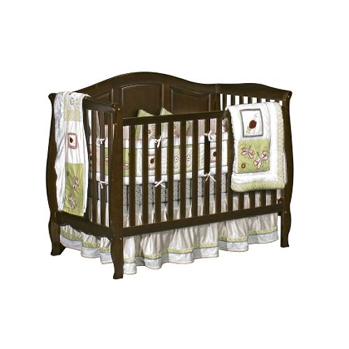 Dorel Vintage Estate 3-in-1 Sleigh Crib - Espresso