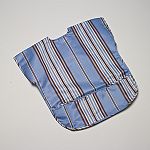 Wupzey! Coverall Reversible Blue,brown & White Stripe