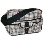 Baby & Co Plaid Tan Multitasker Bag