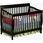 Delta Childrens Concordia 5 in 1 Convertible Crib in Black
