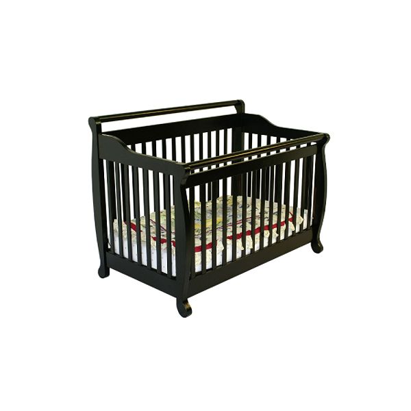Dream on Me Liberty, 4-in-1 Convertible Crib, Black