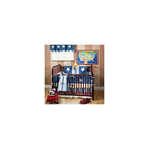 My Baby Sam, Denim Star 4pc Bedding Set