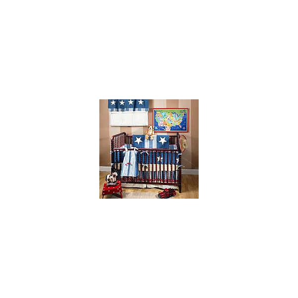 My Baby Sam, Denim Star 4pc Bedding Set