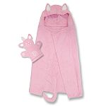 Trend-Lab HOODED TOWEL-PNK KITTY