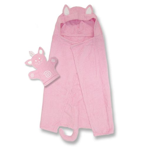 Trend-Lab Hooded Towel-Pink Kitty by 