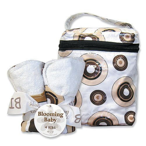 Trend-Lab Hot Cocoa Bottle Bag and Bib Set by