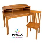 Kidkraft Avalon Desk W/ Hutch and Chair-Honey