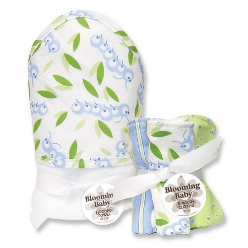 Trend-Lab Caterpillar Hooded Towel and Wash Cloth... by