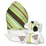 Trend-Lab Giggles Stripe Hooded Towel and Wash Cloth Set