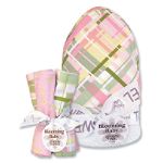 Trend-Lab Nantucket Pink Hooded Towel & Wash Cloth Bouquet Set