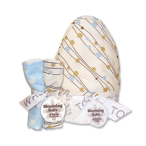 Trend-Lab Winterberry Blue Hooded Towel & Wash... by