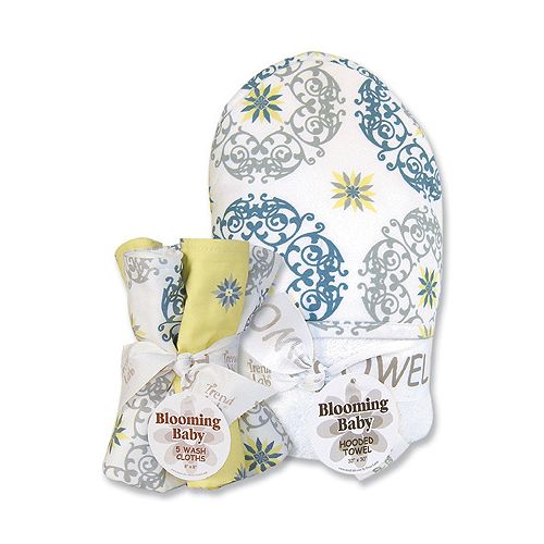 Trend-Lab Monaco Hooded Towel & Wash Cloth Bouquet... by