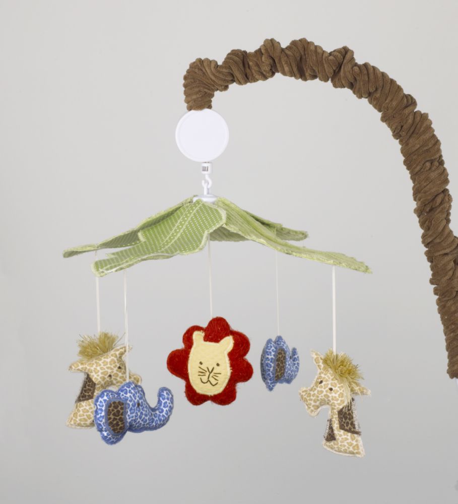 Cotton Tale Animal Tracks Musical Mobile