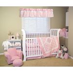 Trend-Lab VERSAILLES PINK- 4 PC CRIB SET
