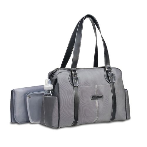 Eddie Bauer Shoreline Tote Diaper Bag, Grey