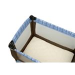 BabyLuxe Organics 100% Certified Organic Cotton Quilted Play Yard Mattress Pad with Safety Corners