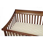 BabyLuxe Organics 100% Certified Organic Sherpa Quilted Crib Mattress Pad with Safety Corners