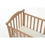 BabyLuxe Jersey Knit Cotton Cradle Sheet with Safety Corners, White
