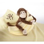 Baby Aspen Plush Monkey Magoo and Blankie Too!