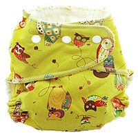 Kissaluvs Marvels one size fitted diapers by Kissaluvs - Two Hoots print