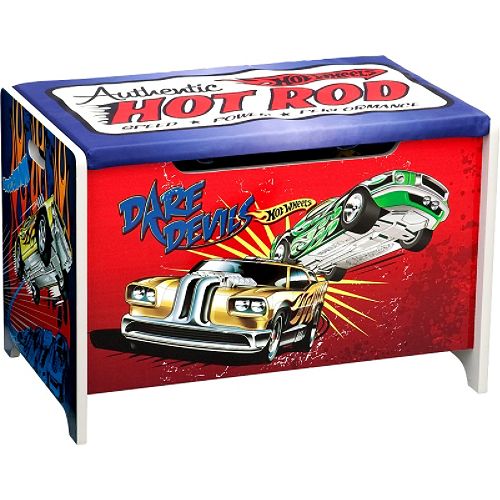 Delta Childrens Hot Wheels Toy Box by