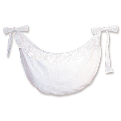 Trend-Lab White Pique Toy Bag by 