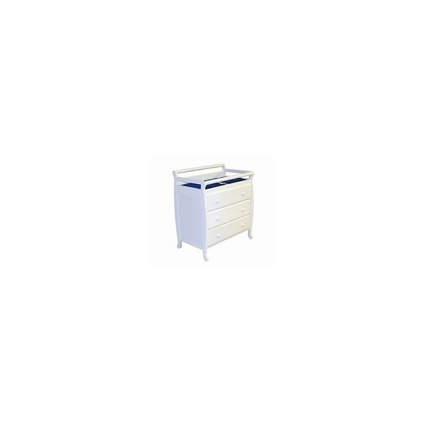 Dream on Me 3 Drawer Changing Table in White