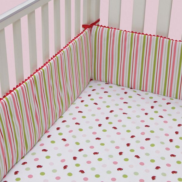 Migi Lady Bug Garden Crib Sheet