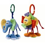Infantino Elephant And Lion jitter Pals