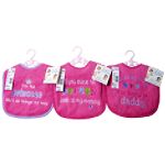 Baby Essentials Feeder Bib Set - Pink